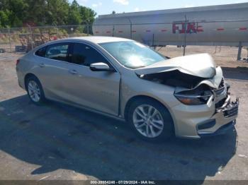  Salvage Chevrolet Malibu