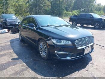  Salvage Lincoln MKZ