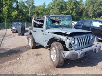  Salvage Jeep Wrangler