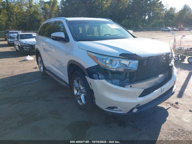  Salvage Toyota Highlander