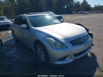  Salvage INFINITI G37