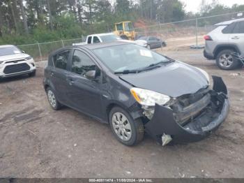  Salvage Toyota Prius c