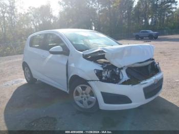  Salvage Chevrolet Sonic