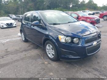  Salvage Chevrolet Sonic