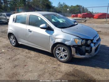  Salvage Chevrolet Sonic