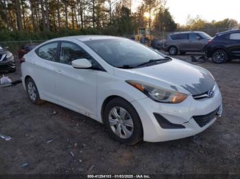  Salvage Hyundai ELANTRA