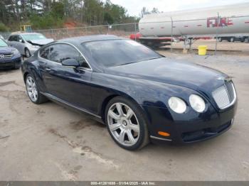  Salvage Bentley Continental Gt