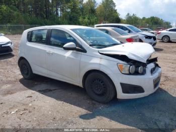  Salvage Chevrolet Sonic