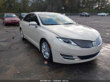  Salvage Lincoln MKZ Hybrid