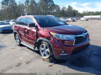  Salvage Toyota Highlander