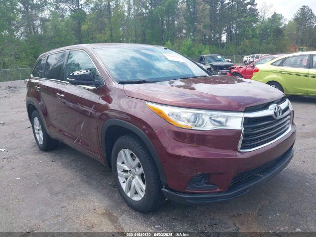  Salvage Toyota Highlander