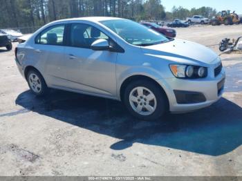  Salvage Chevrolet Sonic