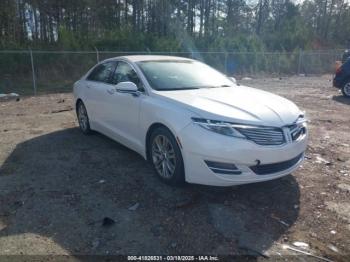  Salvage Lincoln MKZ