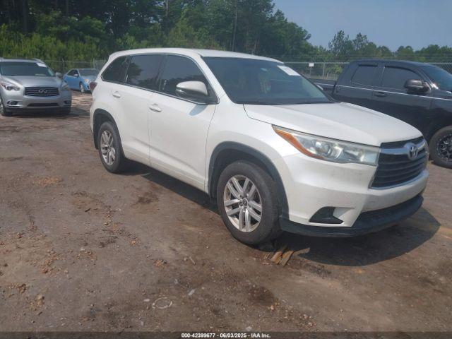  Salvage Toyota Highlander