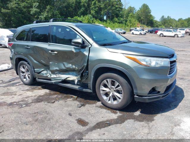  Salvage Toyota Highlander