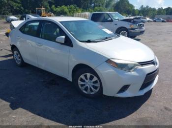  Salvage Toyota Corolla