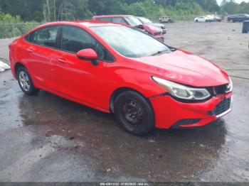  Salvage Chevrolet Cruze