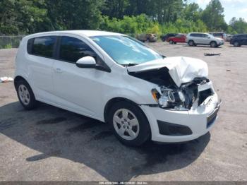  Salvage Chevrolet Sonic