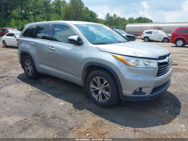  Salvage Toyota Highlander