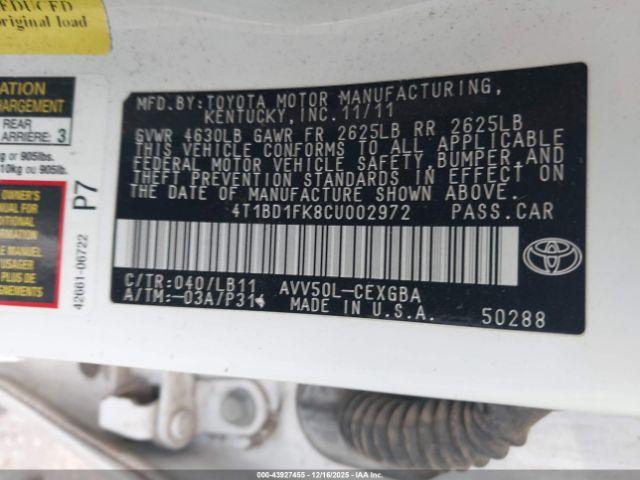 Toyota Camry Xle Image 14