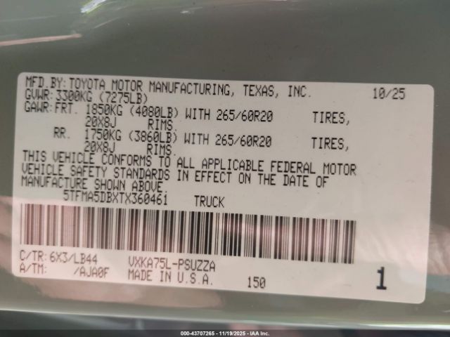 Toyota Tundra 1794 Edition Crewmax 5.5' Bed Image 11