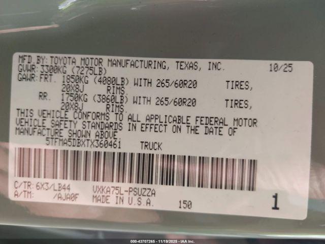 Toyota Tundra 1794 Edition Crewmax 5.5' Bed Image 11