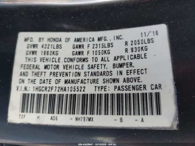 Honda Accord Ex Image 8