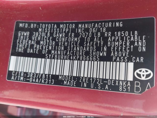 Toyota Corolla Le Image 6