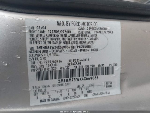 Mercury Grand Marquis Ls Image 10