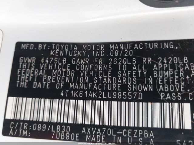 Toyota Camry Xse Image 13