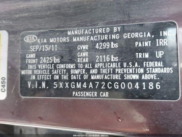 Kia Optima Lx Image 8