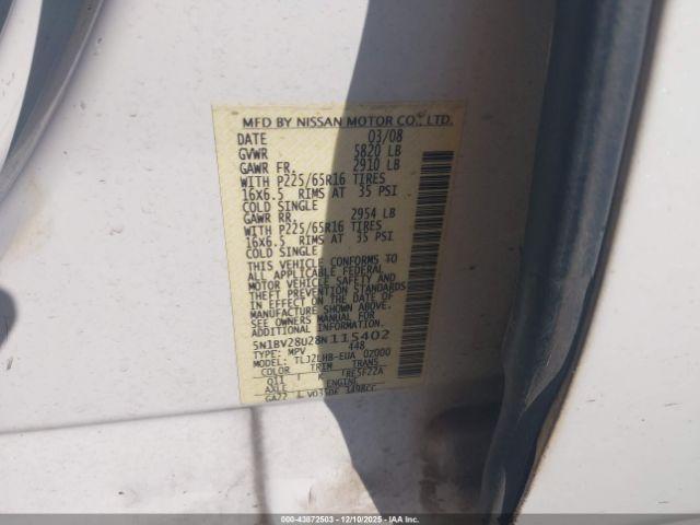 Nissan Quest 3.5 S Image 8