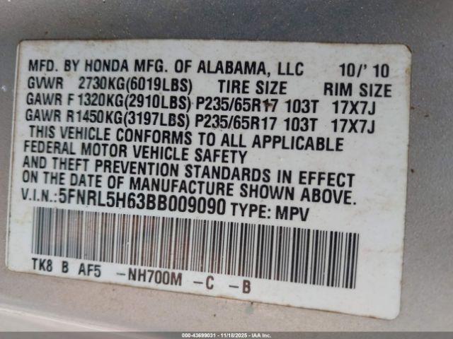 Honda Odyssey Ex-l Image 3
