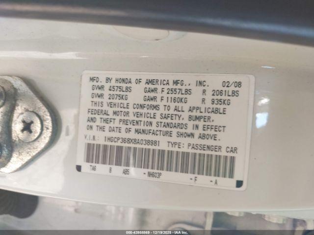 Honda Accord 3.5 Ex-l Image 9